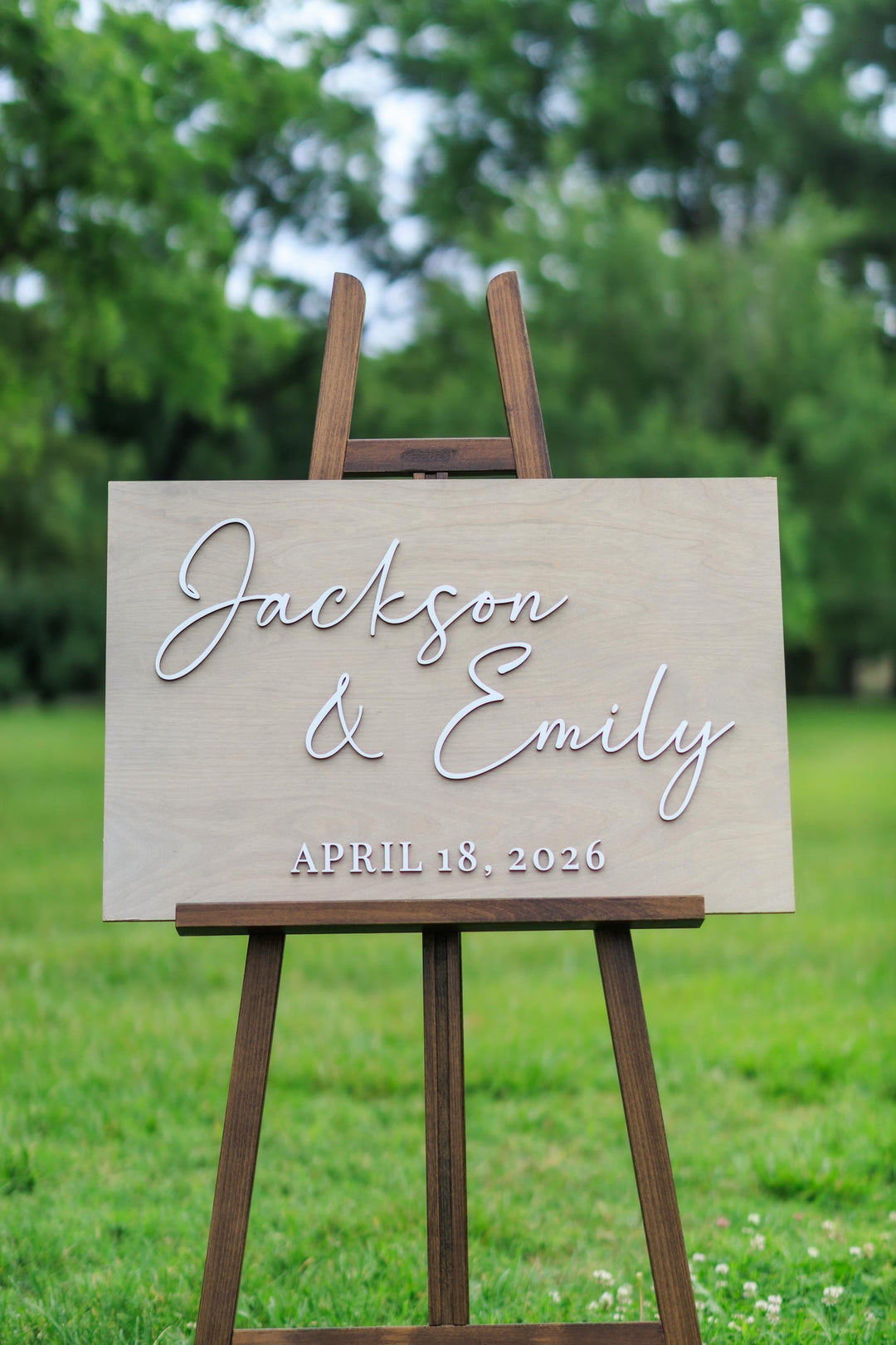 Personalized First Name Modern Welcome Sign