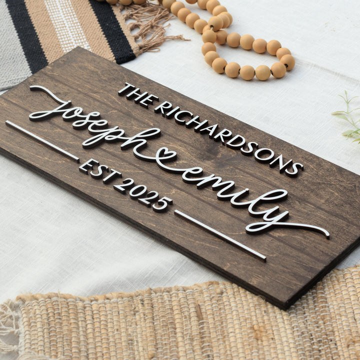 Anniversary Pallet Sign For Family. Wedding Gift