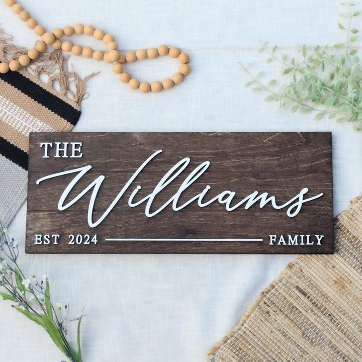 Last Name Sign