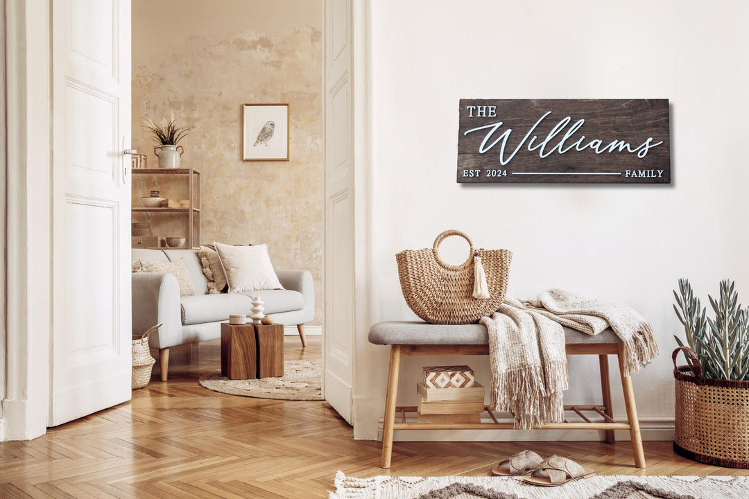 Last Name Sign