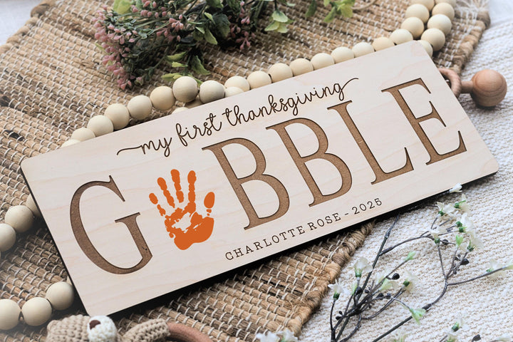First Thanksgiving Handprint