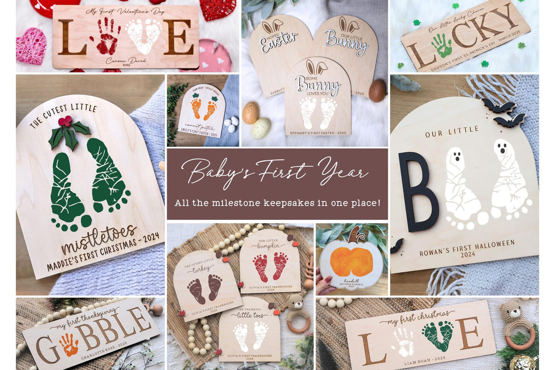 Our Little Firecracker Handprint Sign