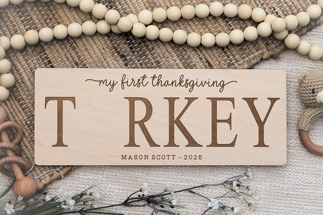 First Thanksgiving Handprint