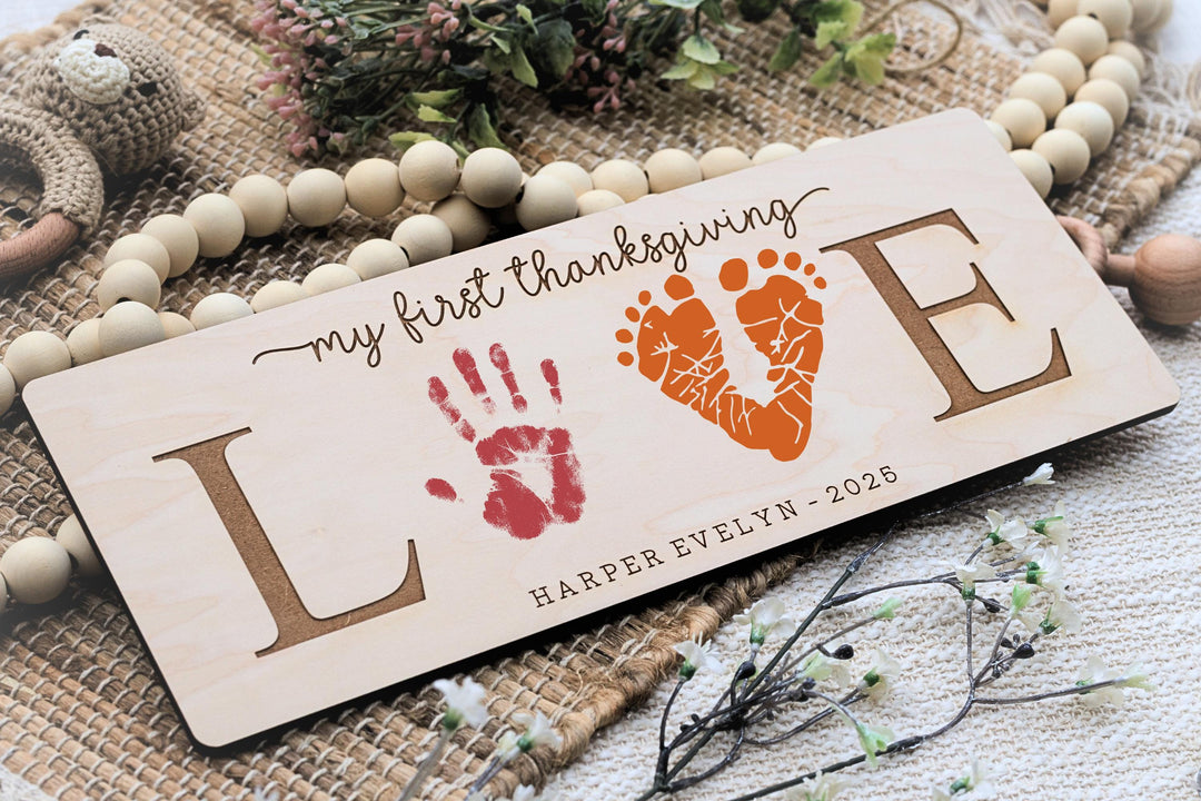 First Thanksgiving Handprint