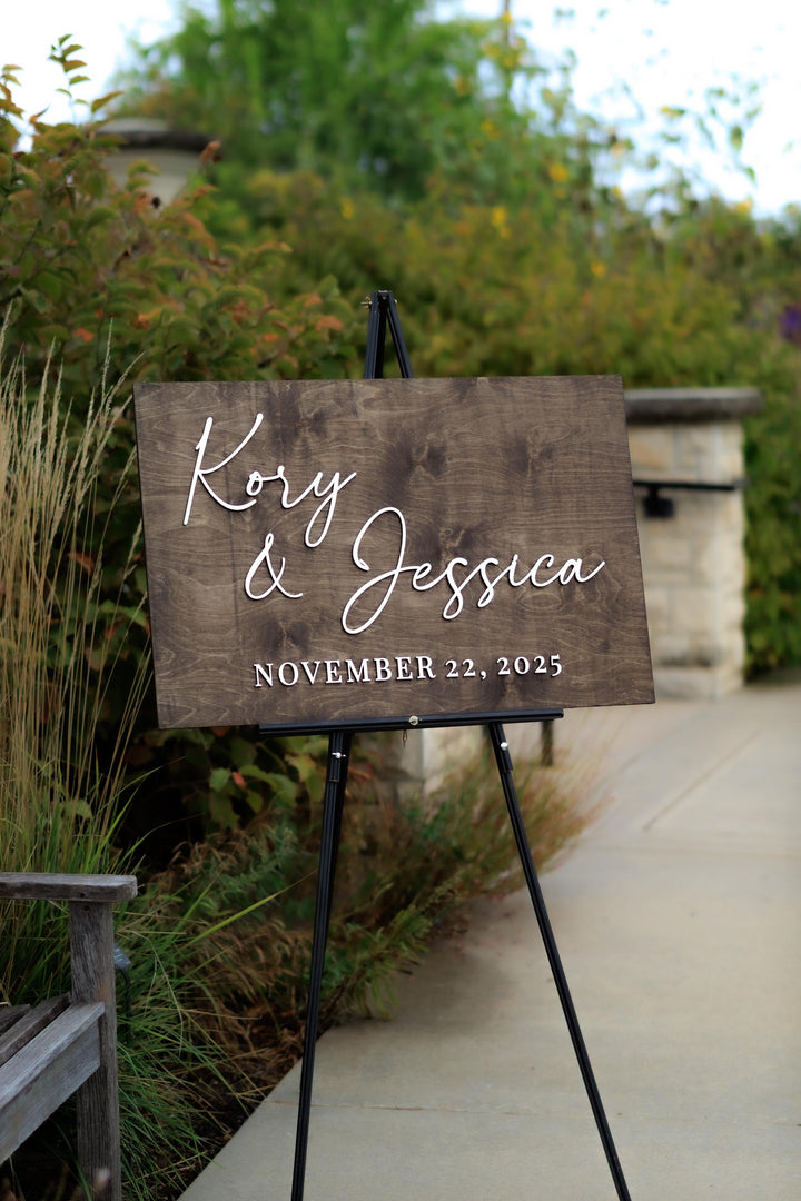 Personalized First Name Modern Welcome Sign