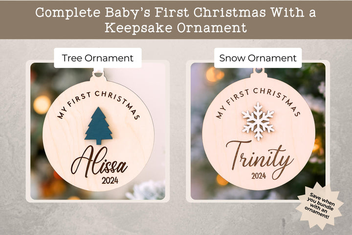 DIY Footprint Christmas Art