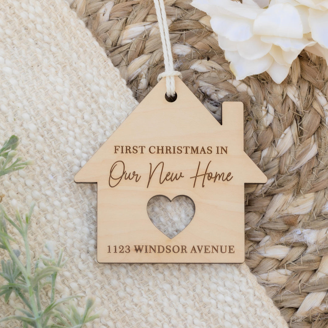 Personalized New Home Ornament