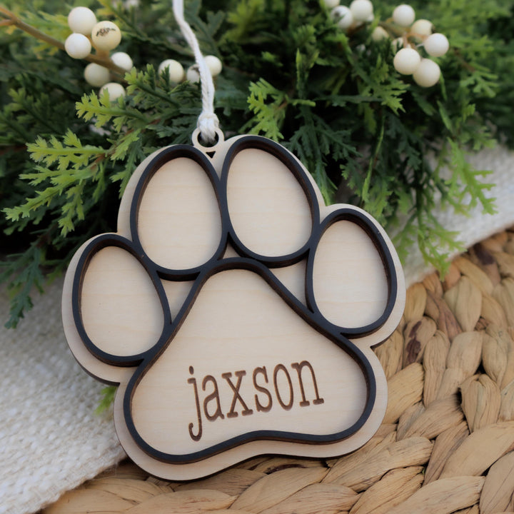 Custom Dog Christmas Ornament
