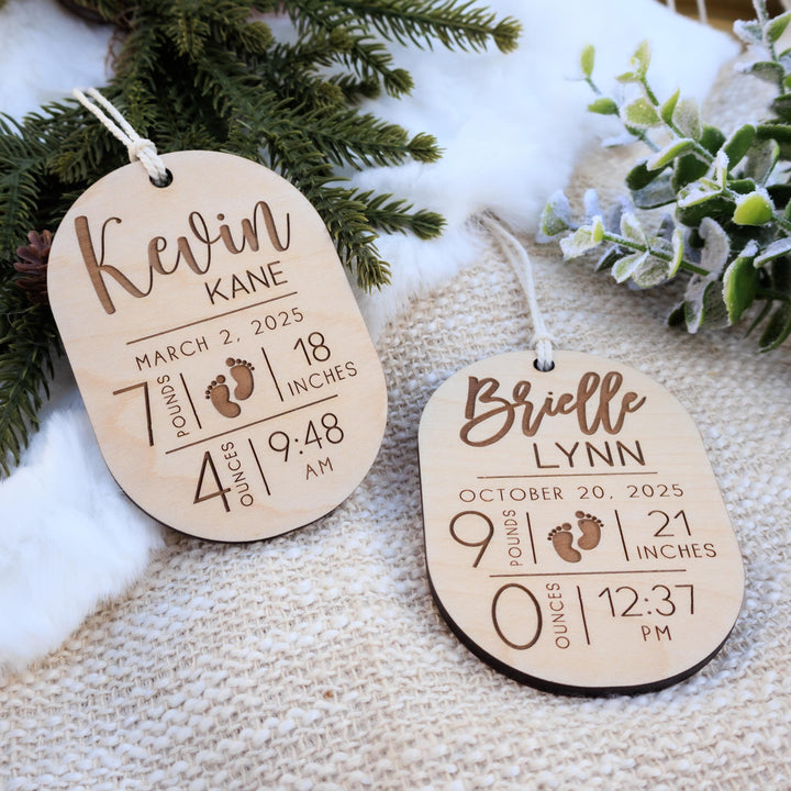 Child Stat Christmas Ornament