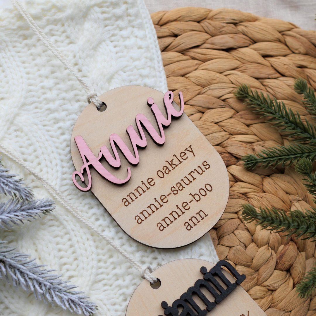 Pet or Child Nickname Ornament