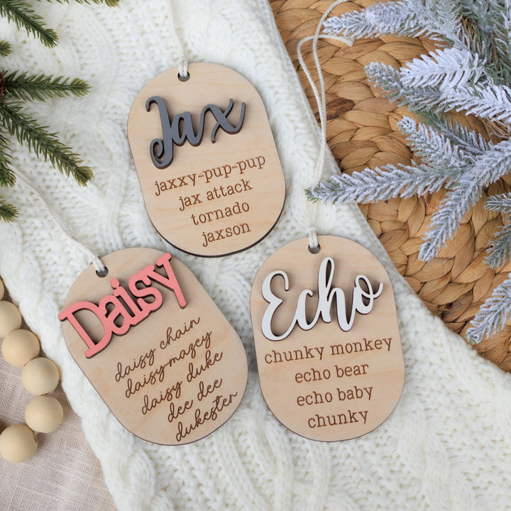 Kids or Pet Nickname Ornament