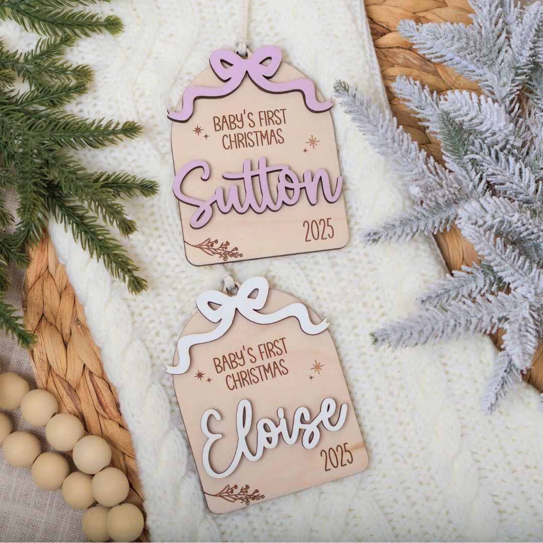 Personalized Baby Keepsake Ornament