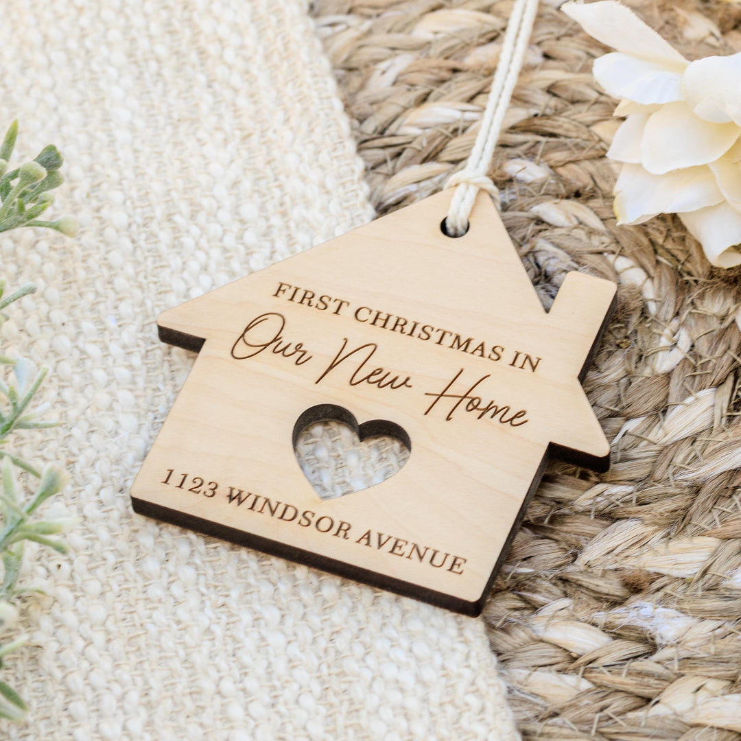 Personalized New Home Ornament