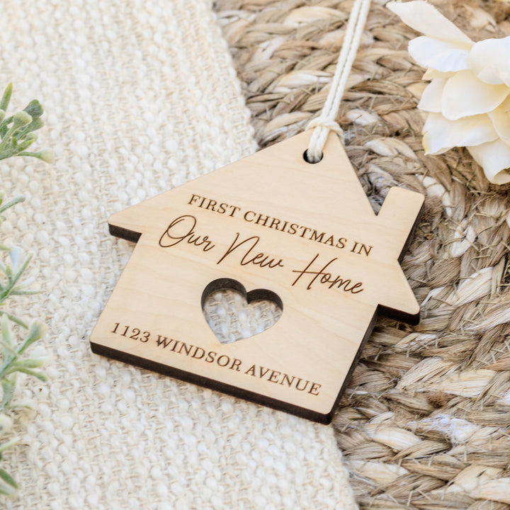 Personalized New Home Ornament