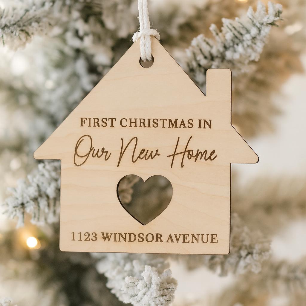 Personalized New Home Ornament