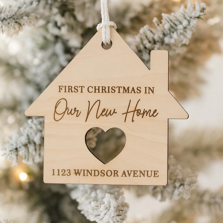 Personalized New Home Ornament