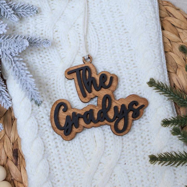 Family Last Name Ornament