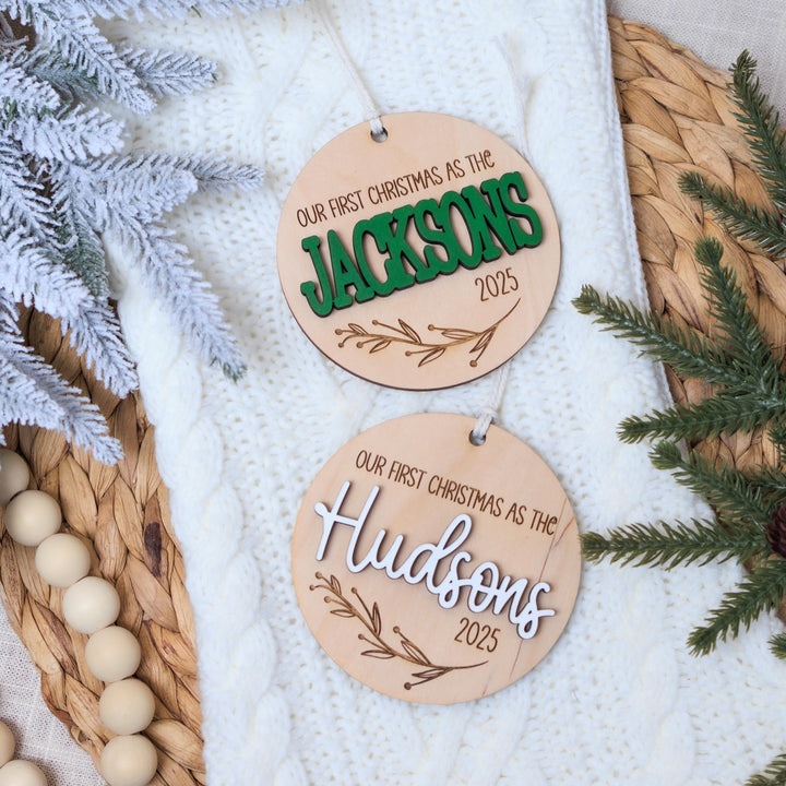 Newly Married Ornament Keepsake