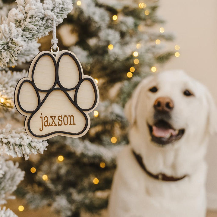 Custom Dog Christmas Ornament