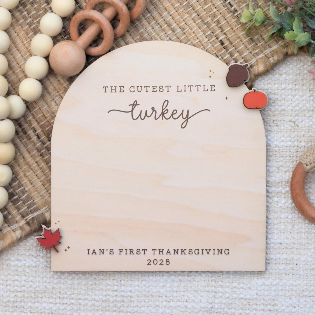 Our Little Bumpkin Footprint Sign