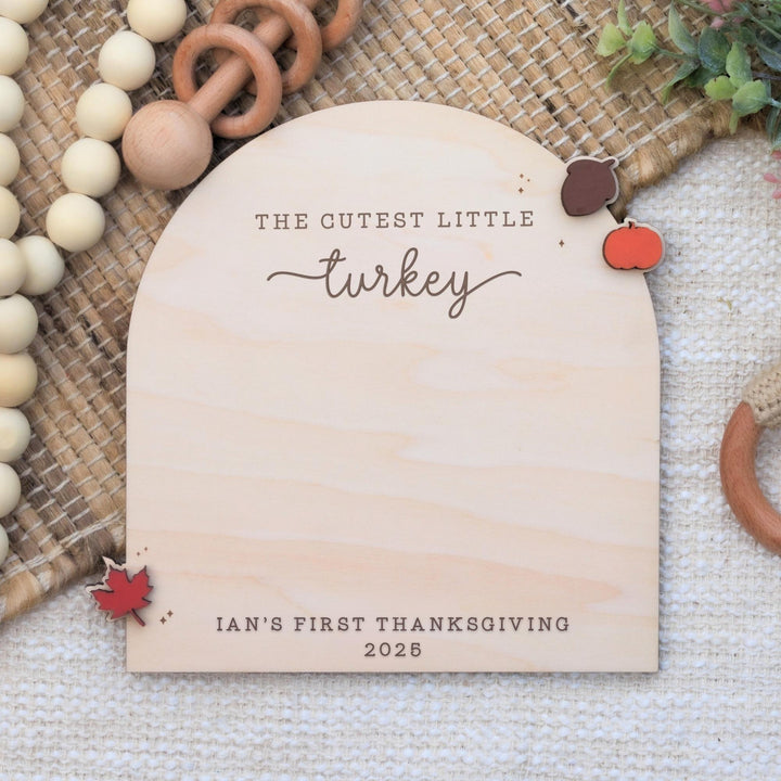 Our Little Bumpkin Footprint Sign