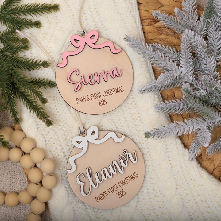 Baby Girl Christmas Ornament