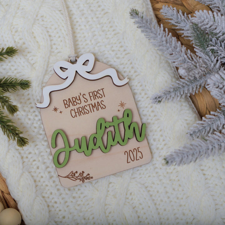 Personalized Baby Keepsake Ornament