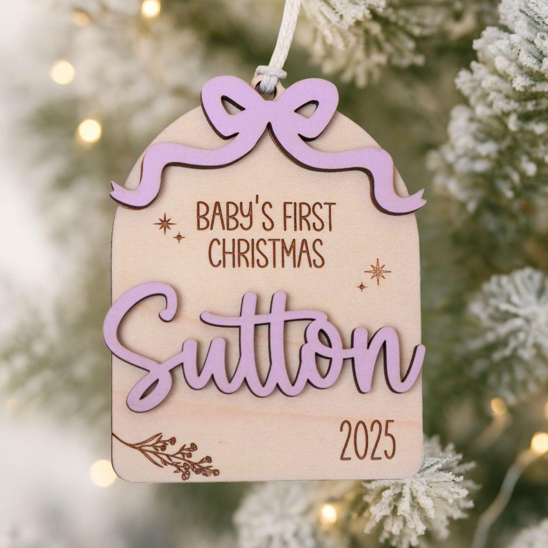 Personalized Baby Keepsake Ornament