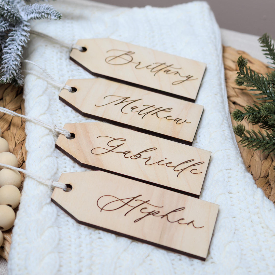 Engraved Stocking Tag