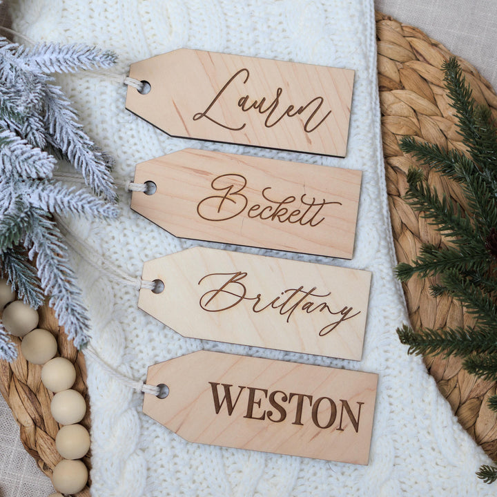 Engraved Stocking Tag