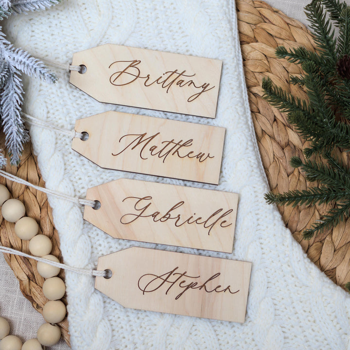 Engraved Stocking Tag