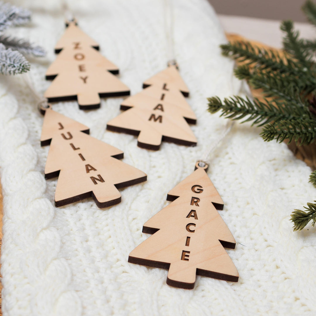 Christmas Tree Stocking Tags