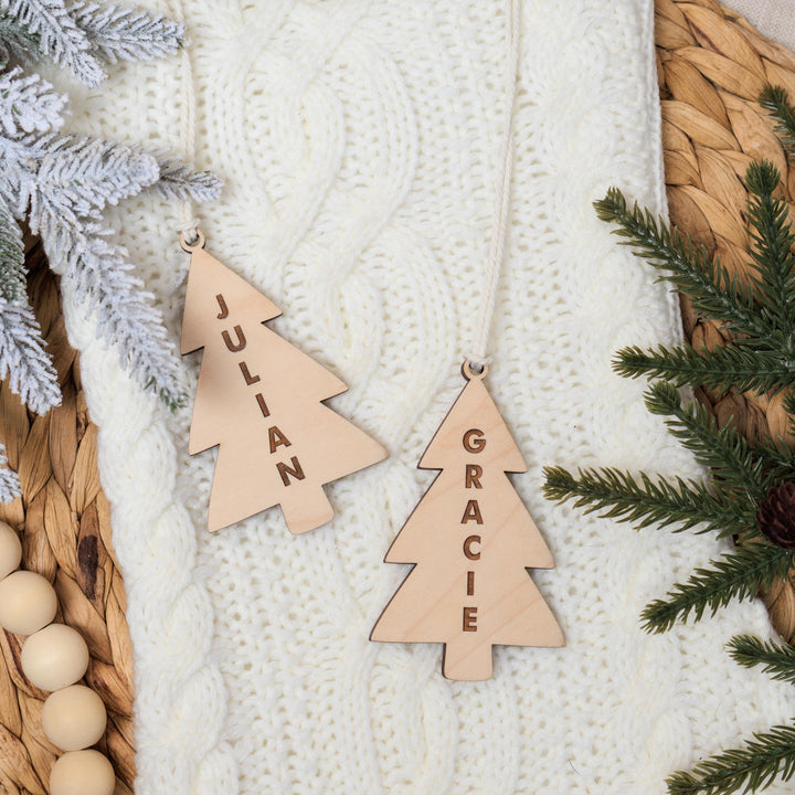 Christmas Tree Stocking Tags