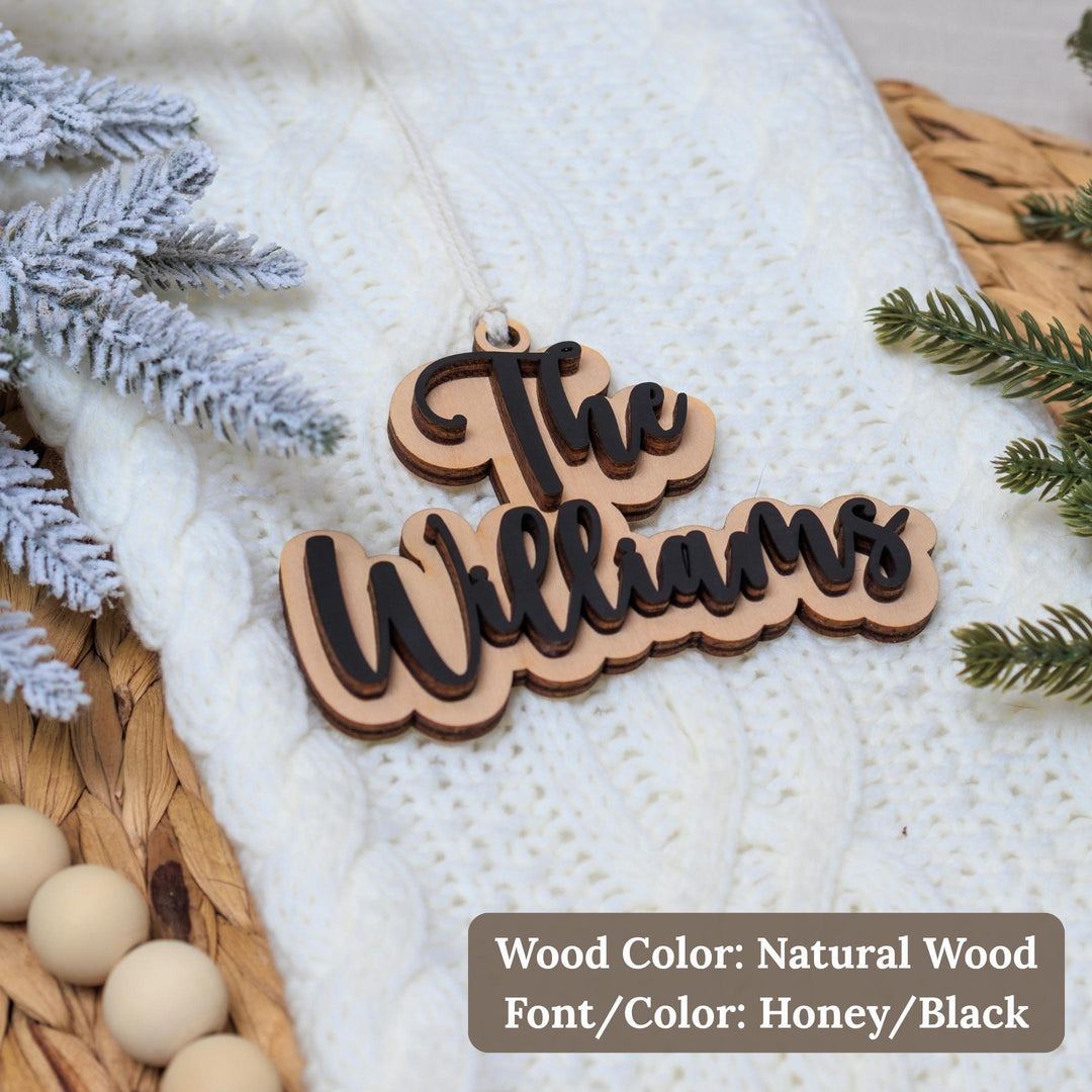 Family Last Name Ornament