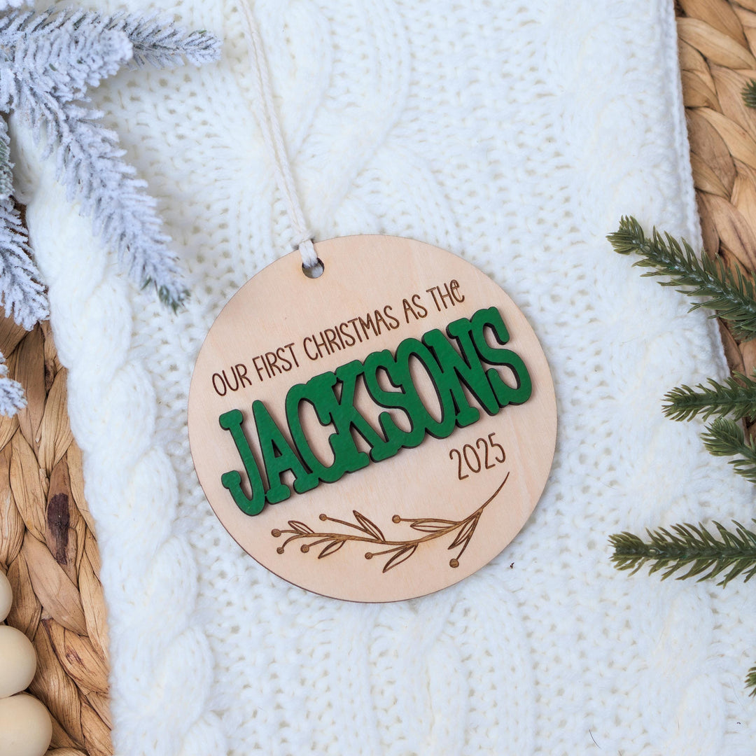 Newly Married Ornament Keepsake