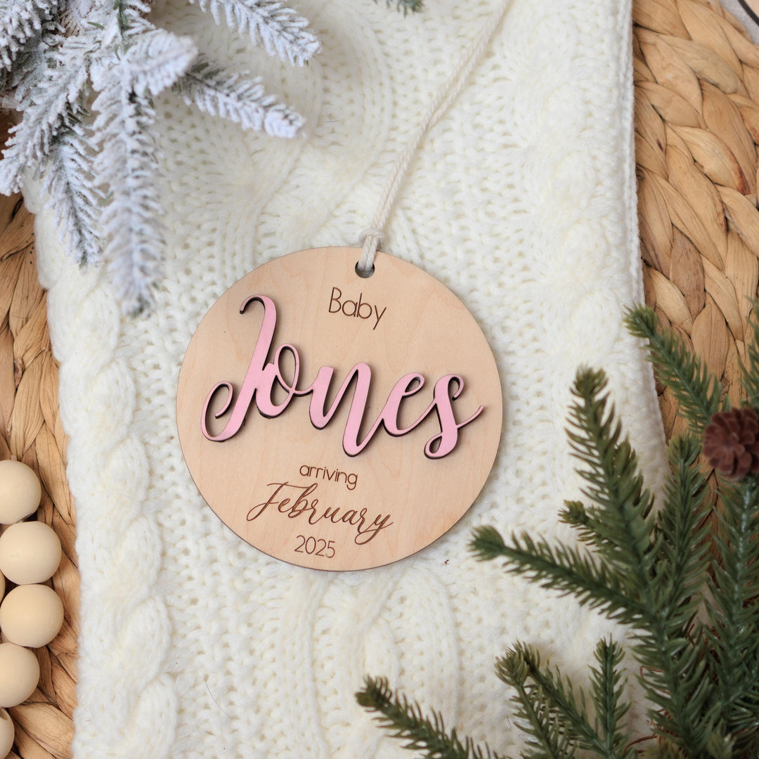 Baby Arrival Ornament - Pregnancy