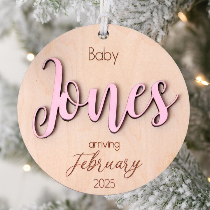 Baby Arrival Ornament - Pregnancy