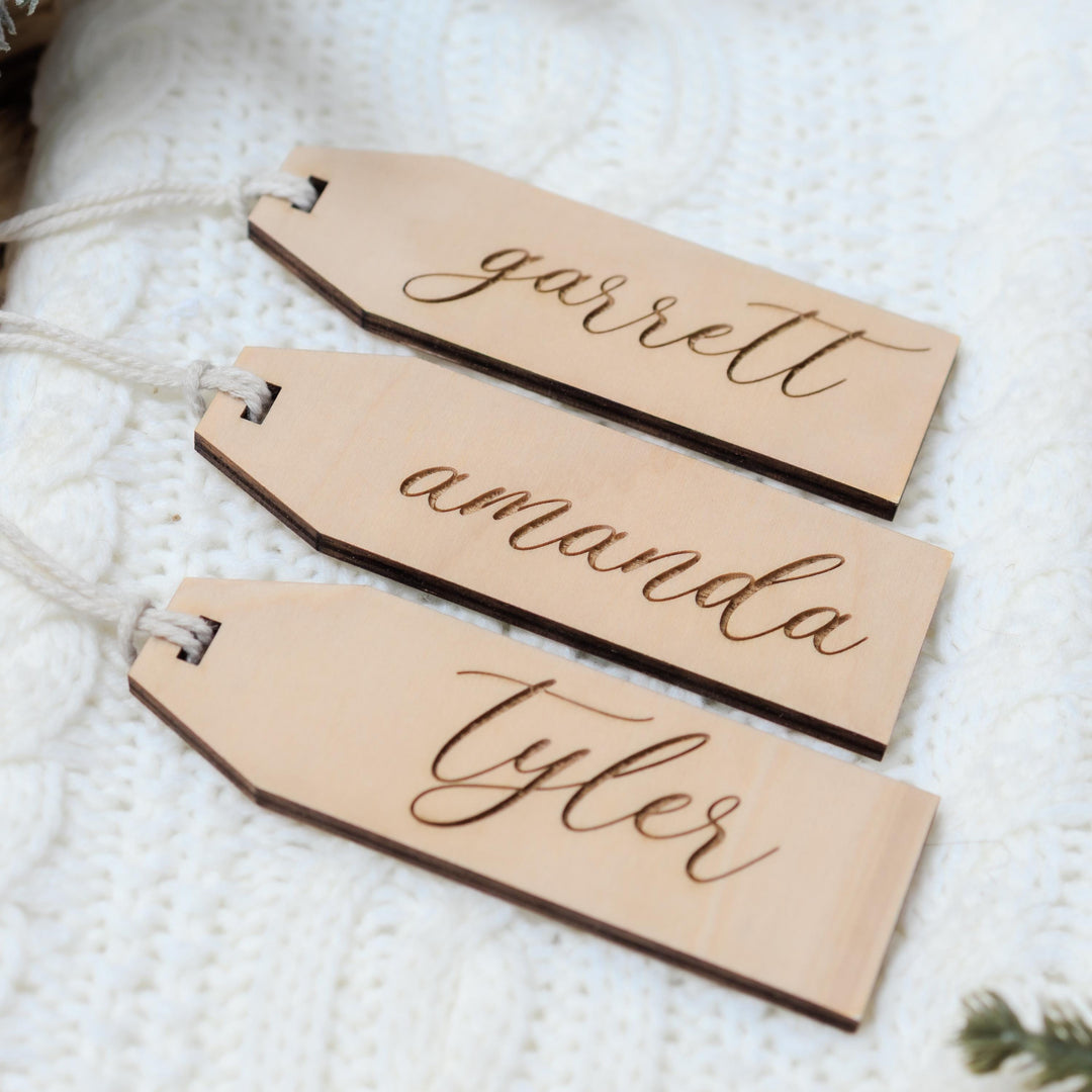 Engraved Stocking Tags