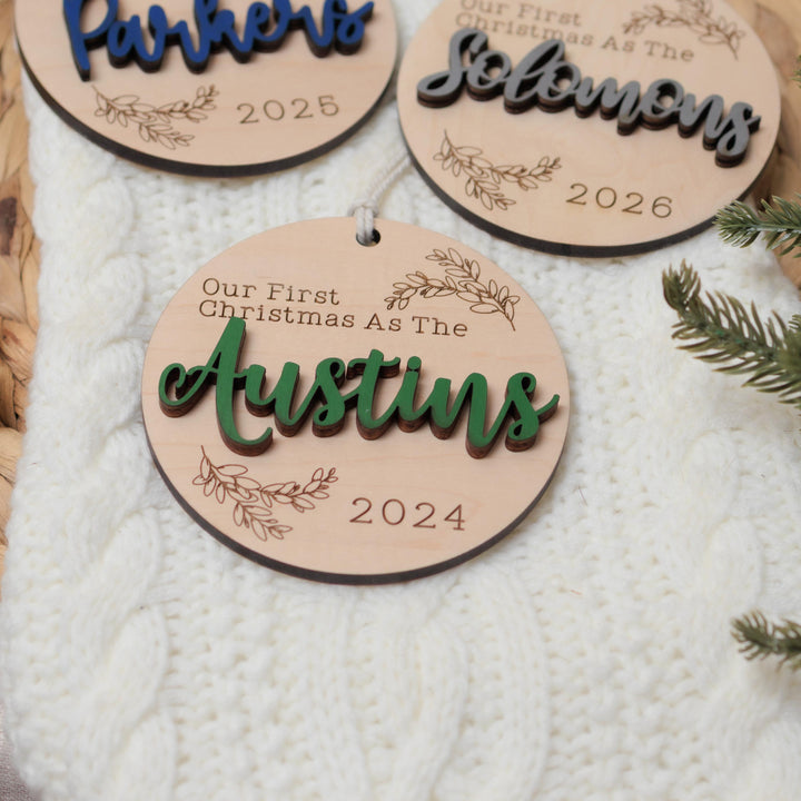 Newly Married Ornament Keepsake