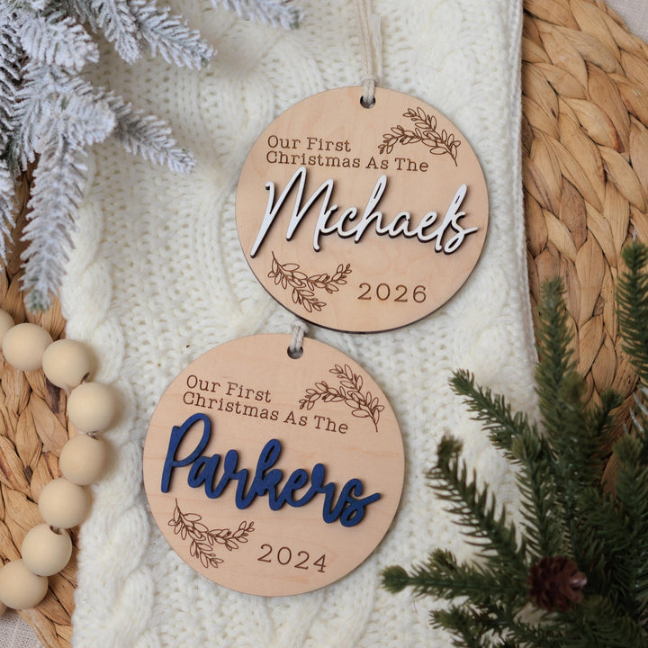 First Christmas Married Ornament
