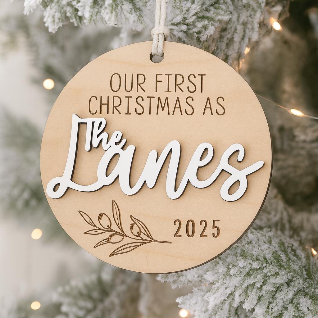 Newly Married Ornament Keepsake