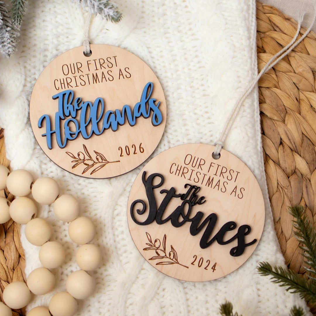 Newly Married Last Name Keepsake