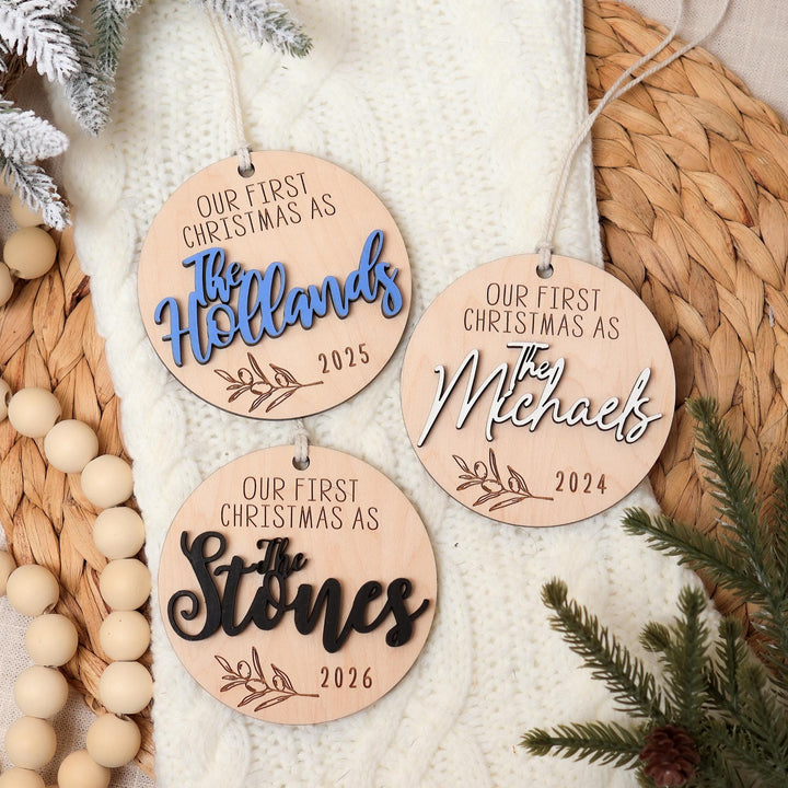 Newly Married Last Name Keepsake