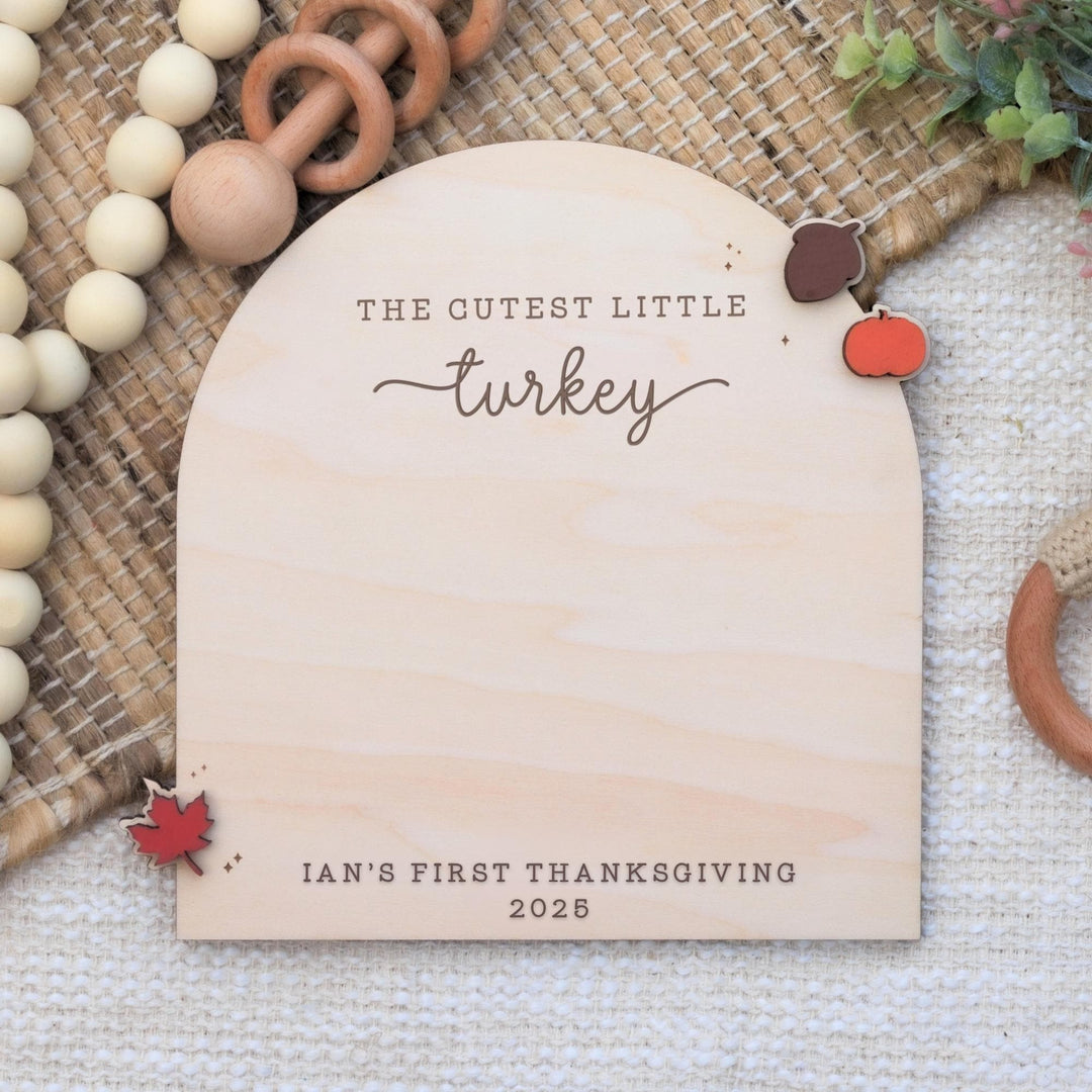 Thanksgiving Footprint Keepsake - 10 Thankful Little Toes