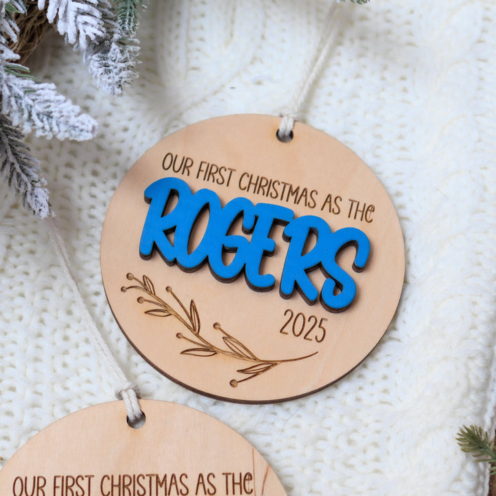 Newly Married Ornament Keepsake
