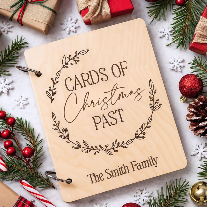 Personalized Christmas Card Holder