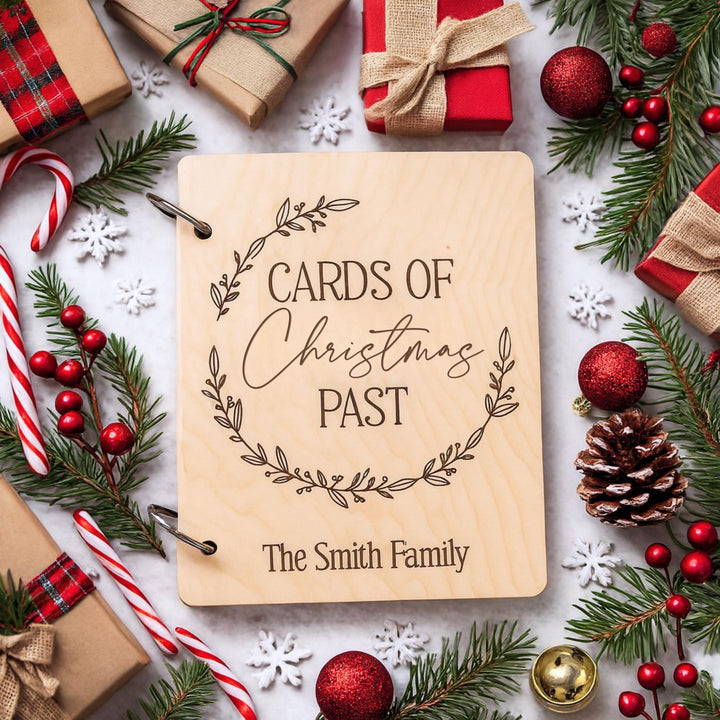 Personalized Christmas Card Holder