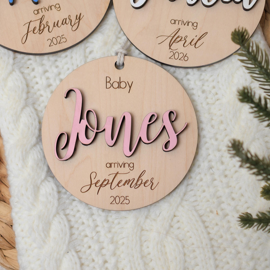Baby Arrival Ornament - Pregnancy