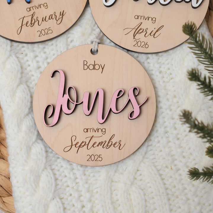 Pregnancy Announcement Ornament