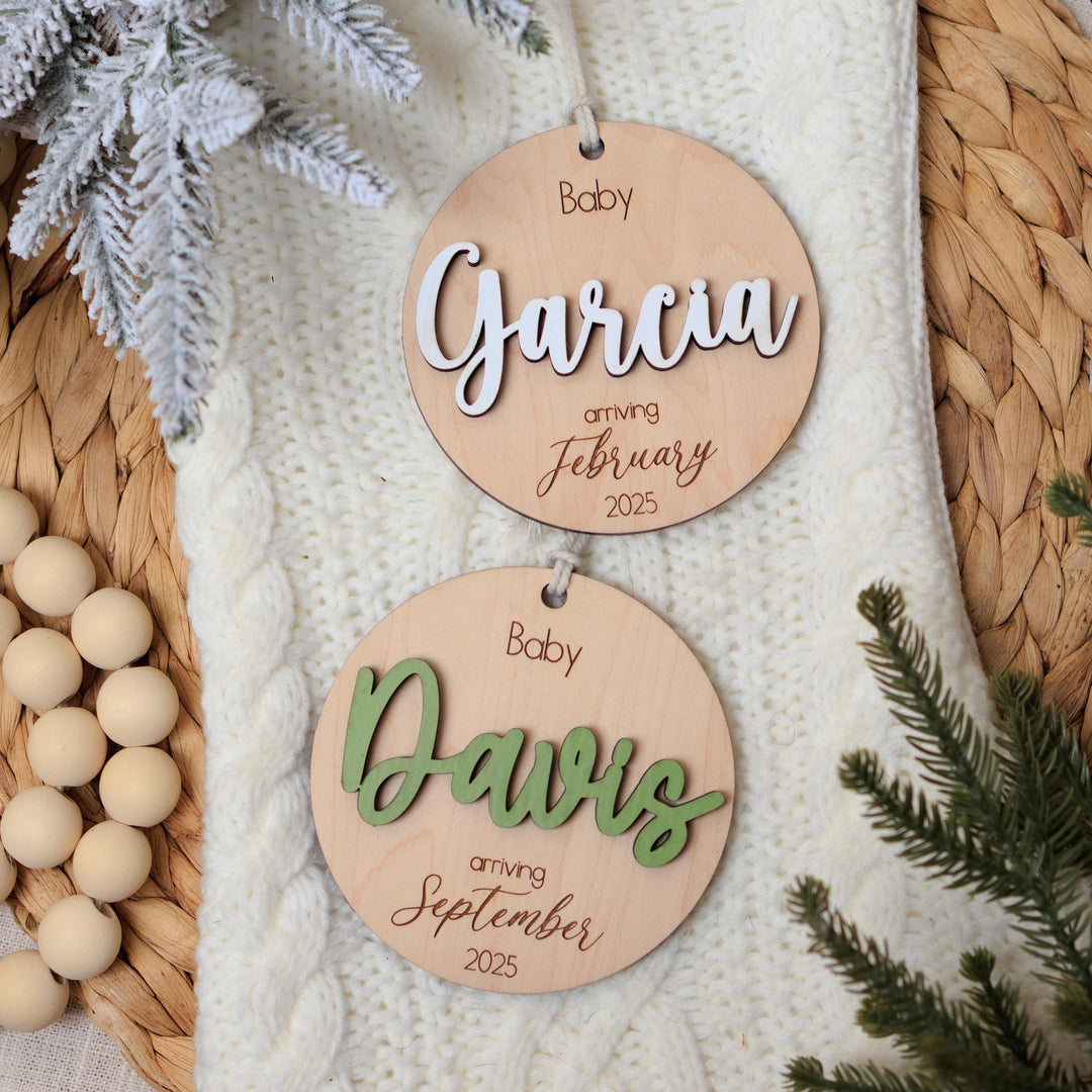 Pregnancy Announcement Ornament